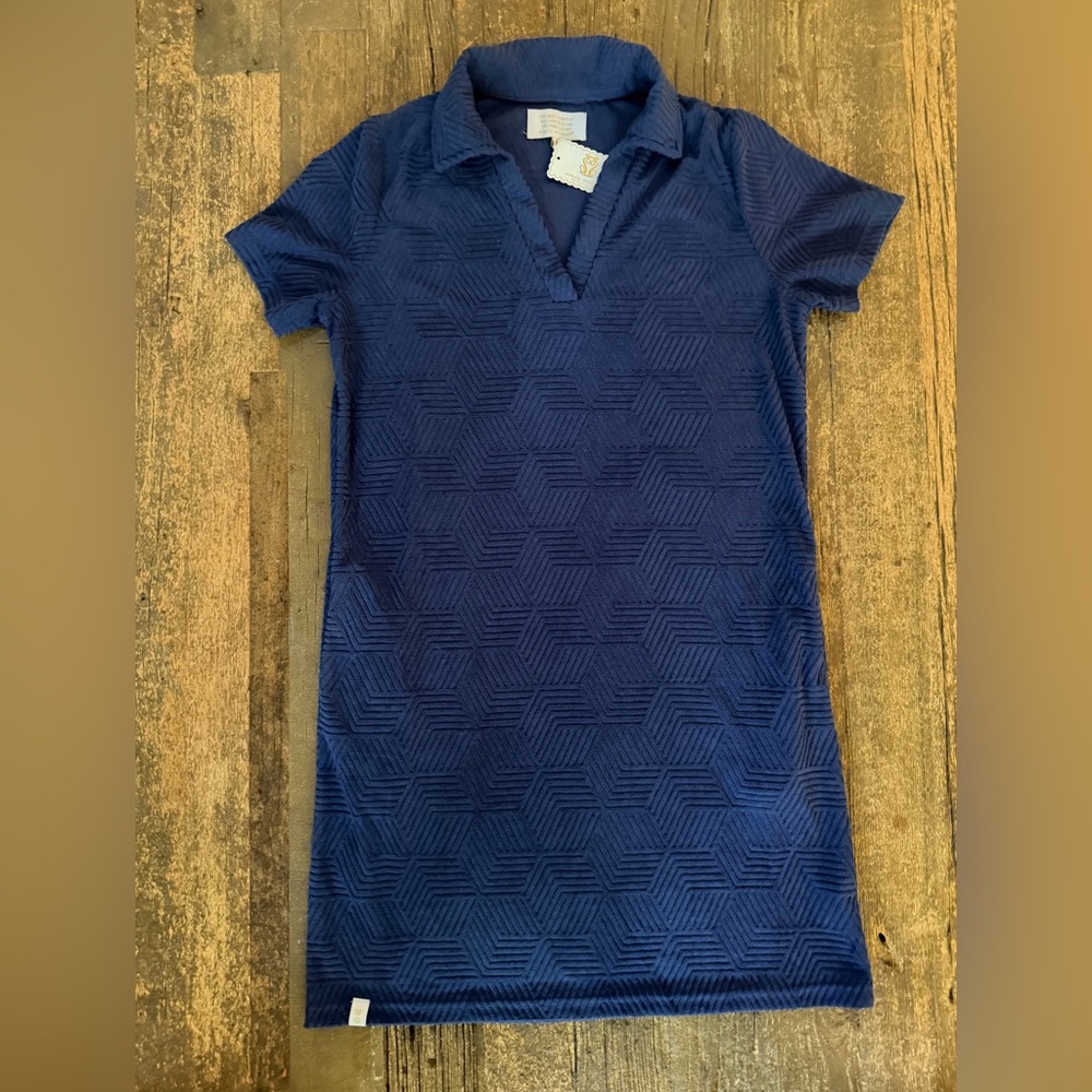 Simply Southern Terry Dress Navy Size S NWT - Picture 5 of 11